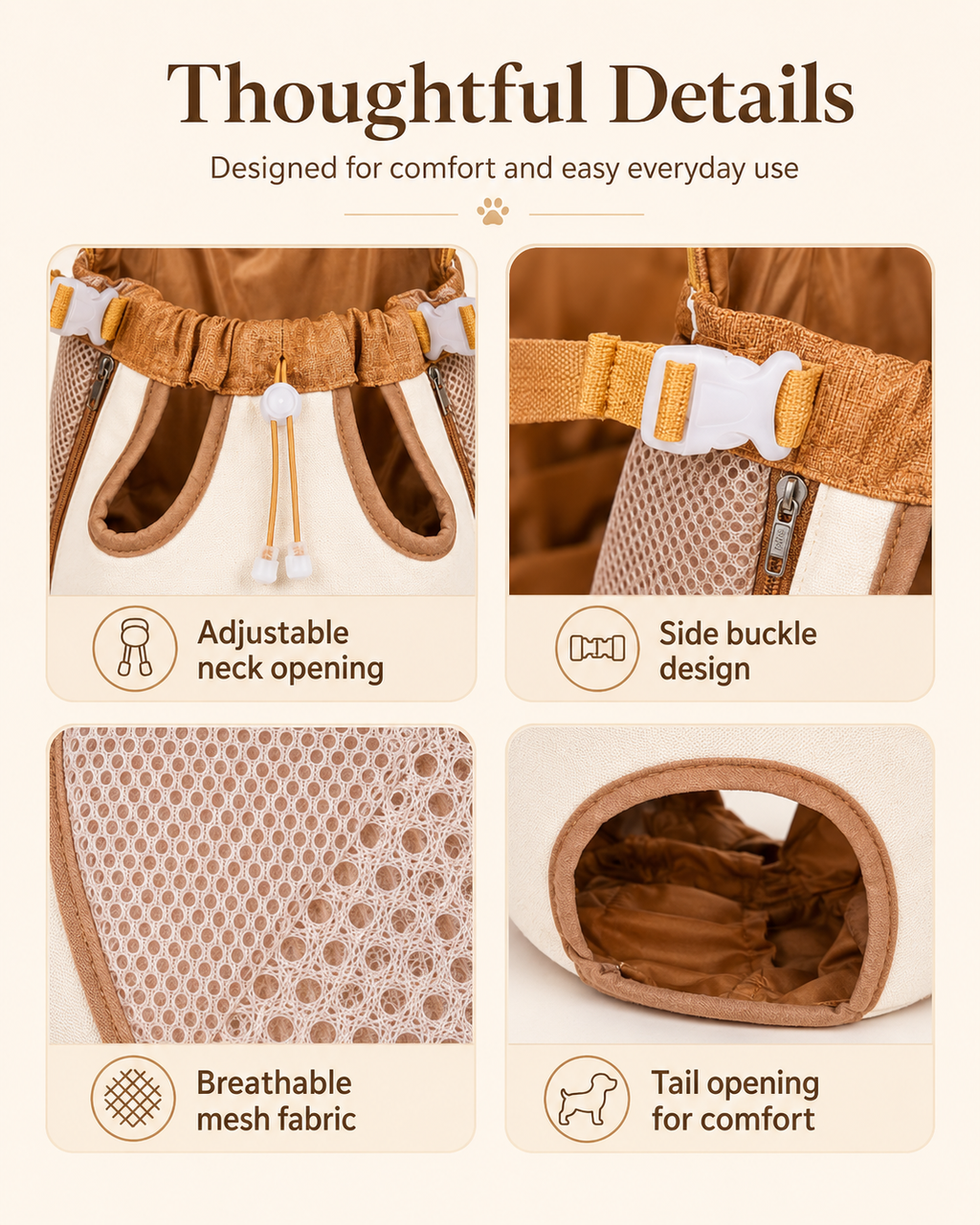 Teddy Pet Carrier Backpack