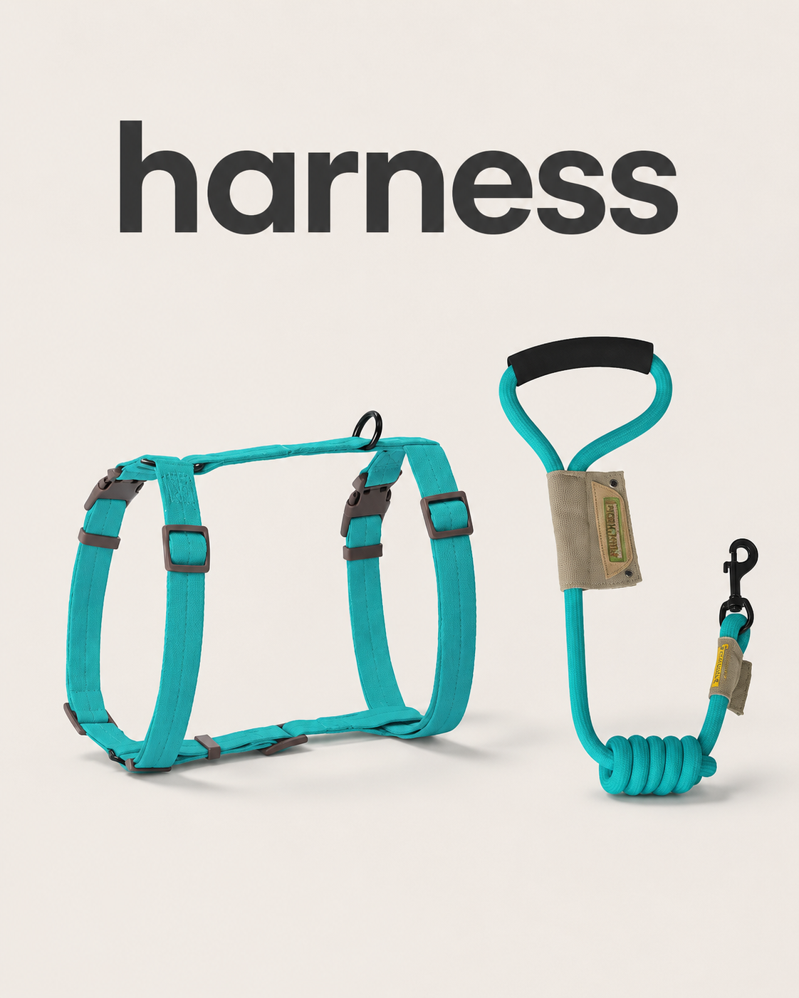 ByViolla Everyday Strong Harness & Leash Set